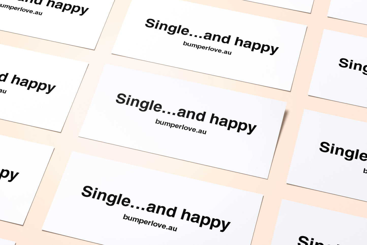 Single and happy stickers