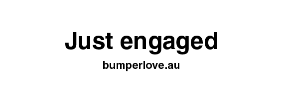 Bumper stickers