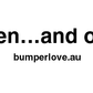 Taken and open bumper stickers
