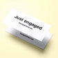 Just engaged stickers