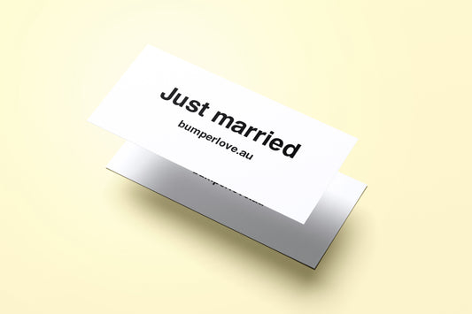 Just married